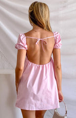 Clara Pink Mini Dress