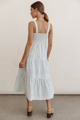 Caroline Striped Midi Dress - FINAL SALE