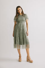 Charlie Lace Midi Dress - FINAL SALE