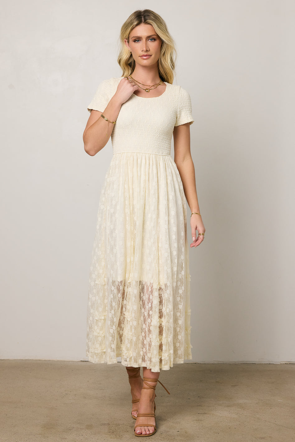 Briarrose Smocked Midi Dress - FINAL SALE
