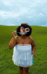 Birthday Girl Blue Mini Party Dress