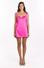 Joyce Hot Pink Mini Dress