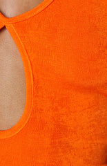 Helena Midi Dress Orange