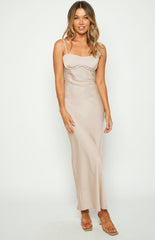 Tilly Cream Formal Maxi Dress