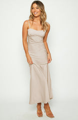 Tilly Cream Formal Maxi Dress