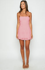 Queency Pink Mini Party Dress